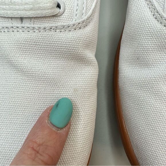 WHITIN White Wide Canvas Barefoot Sneakers | Zero Drop Sole | Minimalist Sz 10 W - Picture 14 of 16